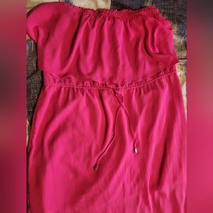 Massimo strapless dress